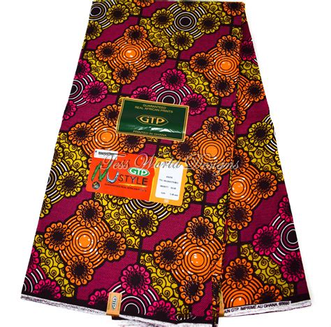GTP Ankara Fabric Per Yard Made In Ghana Susie WP1171B African