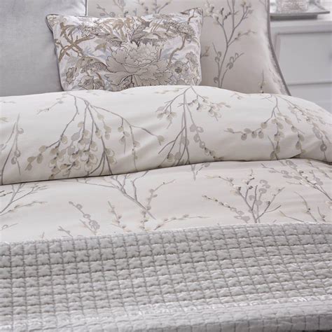 Laura Ashley Pussy Willow Duvet Cover Set Dove Grey Williamsons Factory Shop