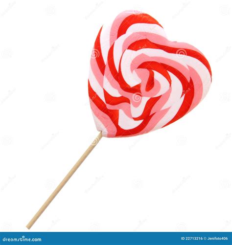 Lollipop Heart Shaped Fotografia Stock Immagine Di Dolce 22713216