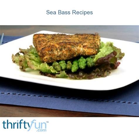 Sea Bass Recipes Thriftyfun