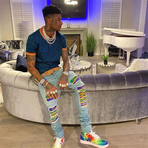 Blueface Outfit From January 1 2021 Whats On The Star