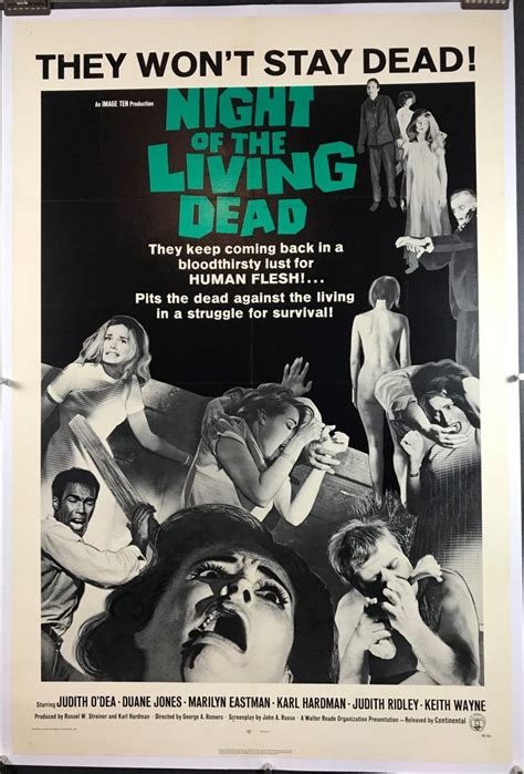 Night Of The Living Dead Original Vintage George A Romero Horror