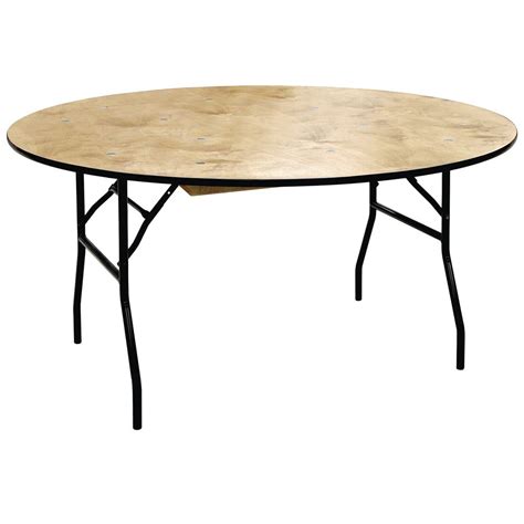 I am debating between mdf, plywood, and bamboo. McCourt ProRent™ Round Brown Plywood Folding Table - 48"Dia x 30"H