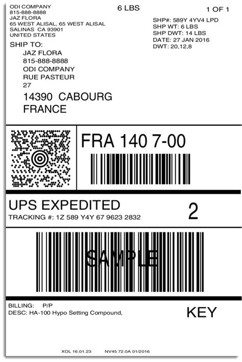 It used below or to the left of the it is a blank form that works as a comprehensive service tracking label and address label used with. A Brief Guide to UPS International Shipping for ...