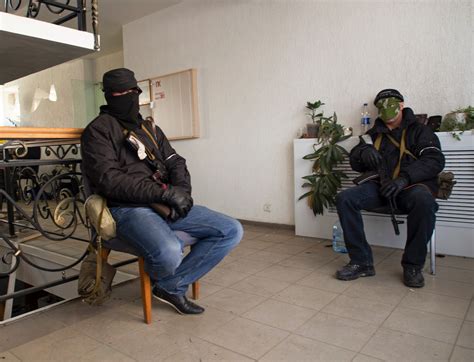 These Masked Pro Russian Gunman Are Playing Out The Crimean Scenario