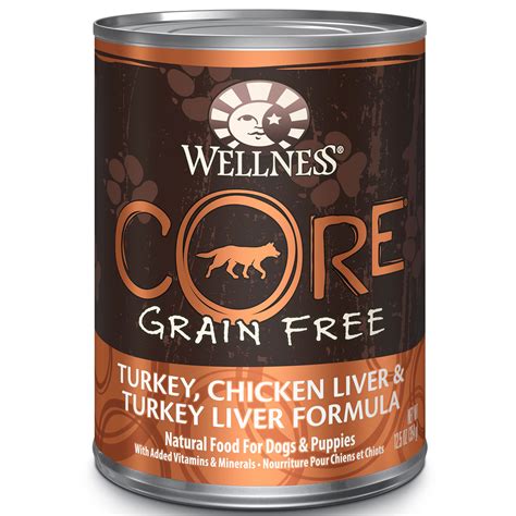 Wellness Core Natural Grain Free Turkey Chicken Liver And Turkey Liver