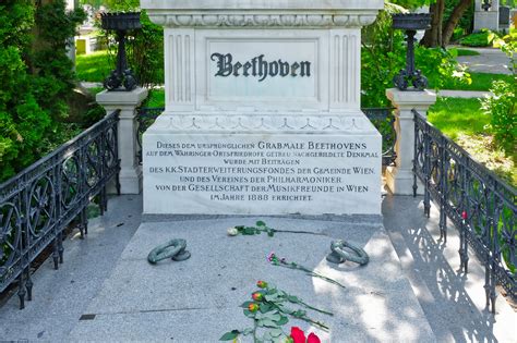 Beethoven Grave Wien Zentralfriedhof Fotoeins Fotografie