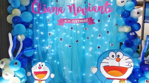 Doraemon Birthday Decoration For Sweet 17th Youtube