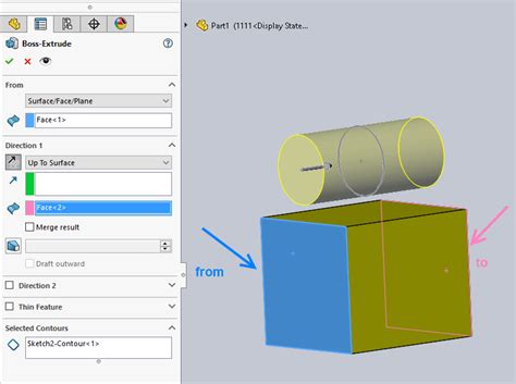 Next, look at extruding and revolving 3d features. SOLIDWORKS 2017 Extrude Boss/Cut Feature Enhanced