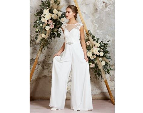 bridal jumpsuits 13 picks for stylish brides uk wedding dress jumpsuit wedding