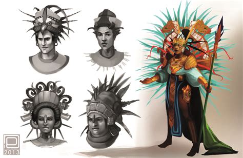 Artstation Mayan Character Concepts