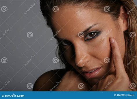 Beautiful Ethnic Girl Stock Image Image Of Skin Hair 1262305