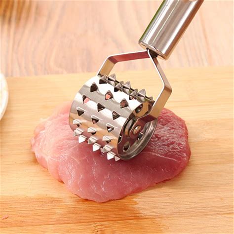 Stainless Steel Kitchen Tool Meat Tool Needle Rolling Pounder Meat
