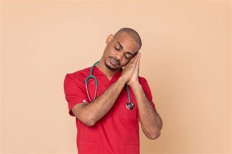 Premium Photo Tired African Doctor