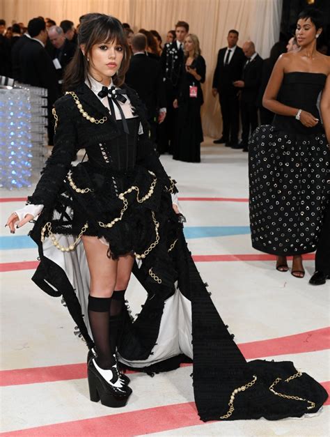 Jenna Ortega 2023 Met Gala Pictures Red Carpet Photos