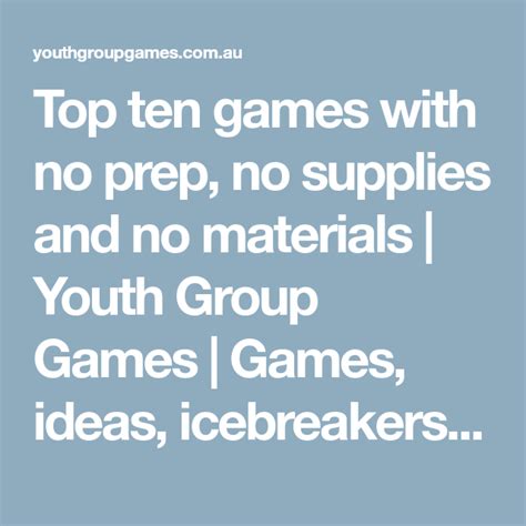 Looking to wear your students out while having a blast? Top ten games with no prep, no supplies and no materials ...