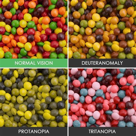 Deuteranomaly Protanopia Tritanopia Color Vision Color Blind Color