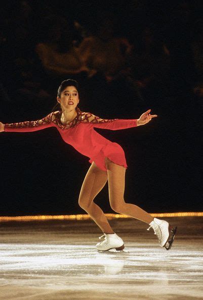 Figure Skater Kristi Yamaguchi Of The United States Competes In A