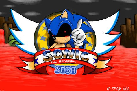 Sonicexe Title Screen By Srloctober23 On Deviantart