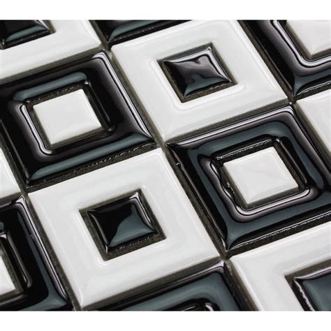 Ceramic tile,backsplash tile porcelain floor tile,ceramic wall tile,backsplash tile. Black and white porcelain floor tile bathroom grid ceramic ...