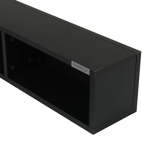 Glorious Cd Box 90 Storage Solution Compact Disc Black Studio Wall Fit