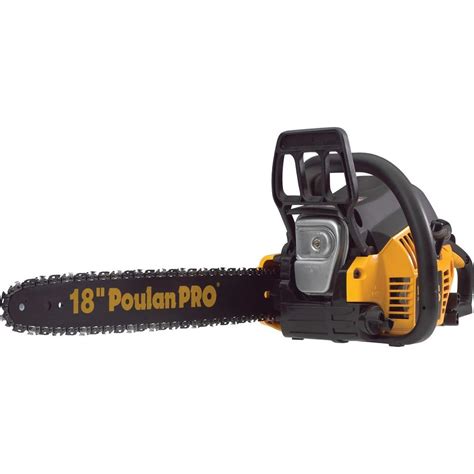 Poulan Pro 18 In 42cc Gas Chainsaw 967185105 The Home Depot
