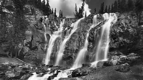 Black And White Waterfall Photos Large Format Fine Art
