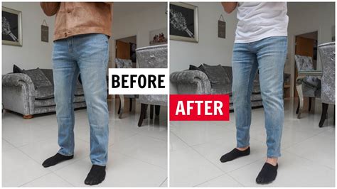 How To Tailortaper Your Jeans And Pants Mens Fashion Tips Youtube