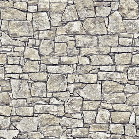 Stone Wall With Mortar Free Seamless Textures