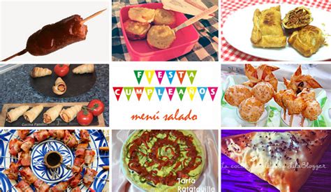 ¿necesitas ideas de recetas diferentes y originales? Fiesta de cumpleaños I - Menú salado | Cocina