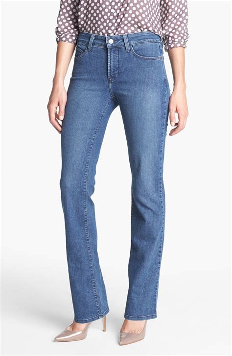 Nydj Barbara Stretch Bootcut Jeans In Blue New Orleans Lyst