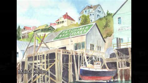 Ketchikan Alaska Watercolors Youtube