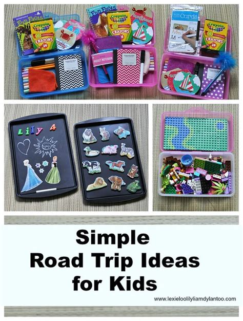 Simple Road Trip Ideas For Kids Road Trip Fun Road Trip Crafts Road