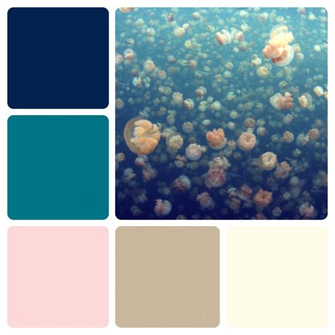 Blue Teal Colour Palette