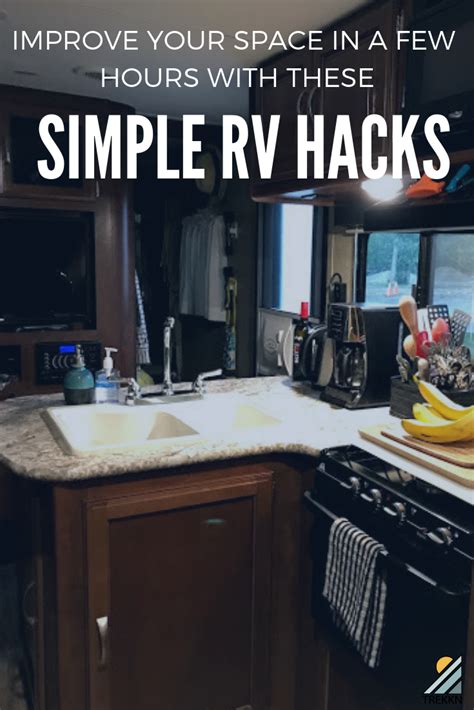10 Simple Rv Hacks You Can Do To Improve Your Space Rv Hacks Rv
