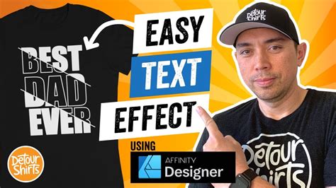 Text Effects For T Shirt Designs Affinity Designer Step By Step