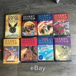 Harry potter and the philosopher's stone (26 june 1997). Harry Potter Complete Set Lot Of 8 Books Bloomsbury Raincoast 1-8 1 2 3 4 5 6 7