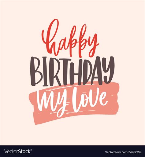 ↪ check out our birthday greetings images you. Greeting card template with happy birthday my love