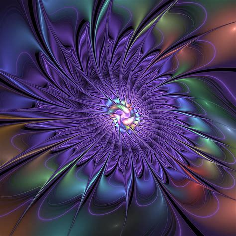 Fantasy Flower Fractal Digital Art De Gabiw Art Arte De Flores