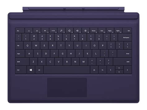 Microsoft Surface Pro Type Cover Keyboard Backlit Canadian French