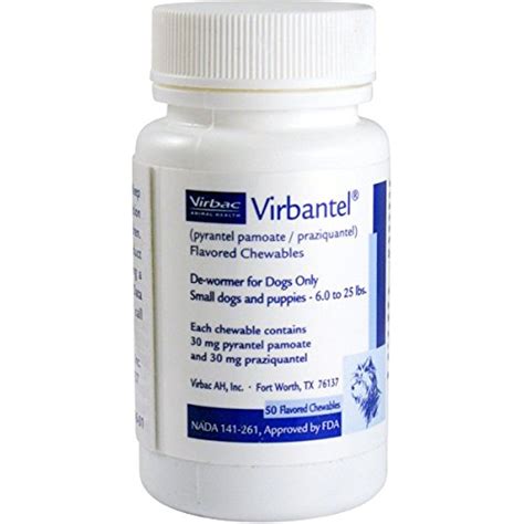 Pyrantel pamoate, commonly known as nemex® or strongid® t, is used to treat parasites such as roundworms and hookworms in dogs and cats. Virbantel Flavored Chewable Tablets - Dewormer for Dogs ...