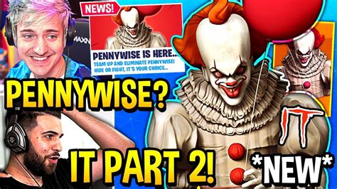 100disparition Pennywise And Fortnite