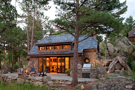 Colorado Stone Cottage Inspired By Park Shelters Town And Country Living