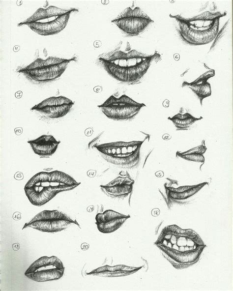 Art Reference Different Mouth Poses Follow For More Art Referencestutorials And Artworks Thank