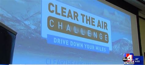 Clear The Air Challenge Encourages Utahns To Be Part Of Air Quality