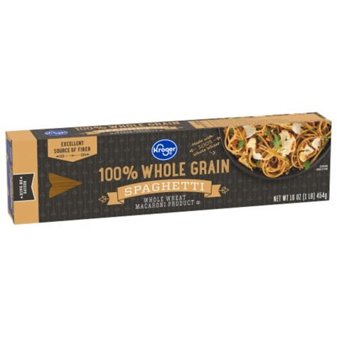 Kroger® 100 Whole Grain Spaghetti 16 Oz Foods Co