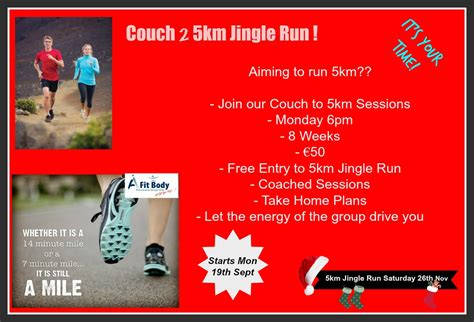 Couch To 5km Jingle Run Running Group Afitbody Gym