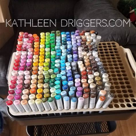Copic Marker Storage And Organization Kats Adventures In Paper