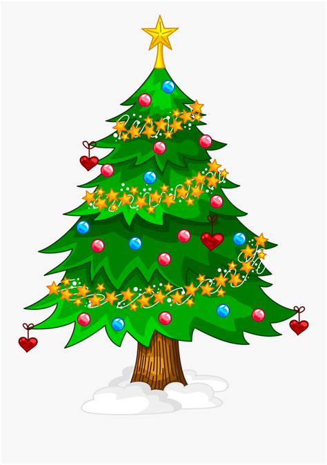 Christmas tree with gifts clipart. Christmas Tree Clip Art Png - Hd Christmas Tree Png , Free ...