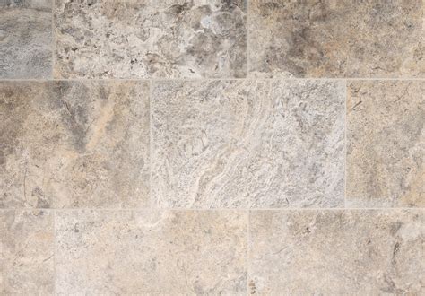 Silver Honed Travertine Tiles Floors Of Stone